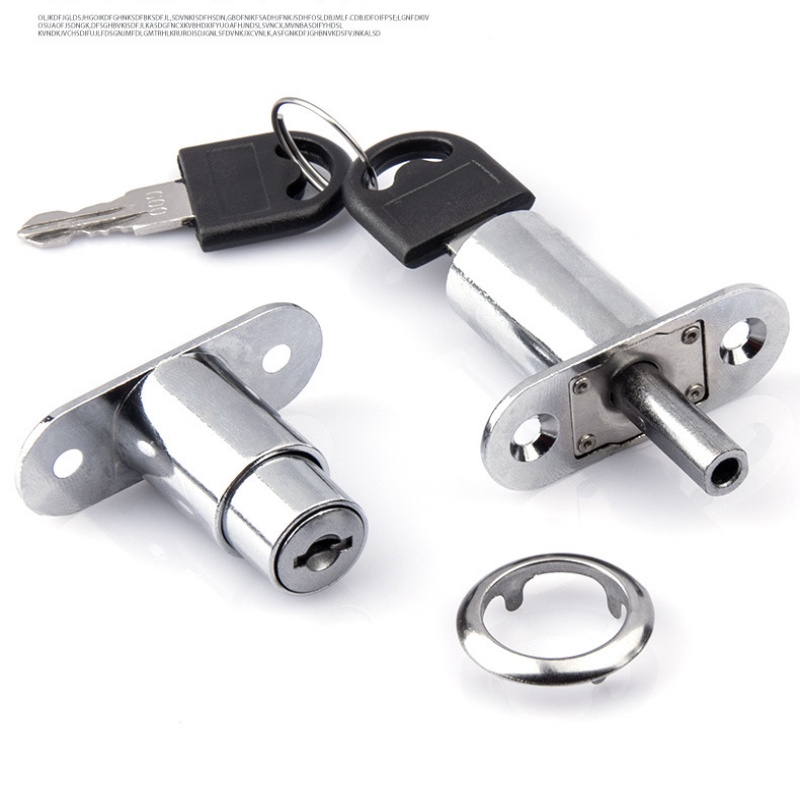 Furniture Hardware Bolts - 便利なカムシリンダーロック 22/32 ミリメートル舌ドアボルトラッチワードローブ食器棚スライドドアロックバックルキー付き家具ハードウェア