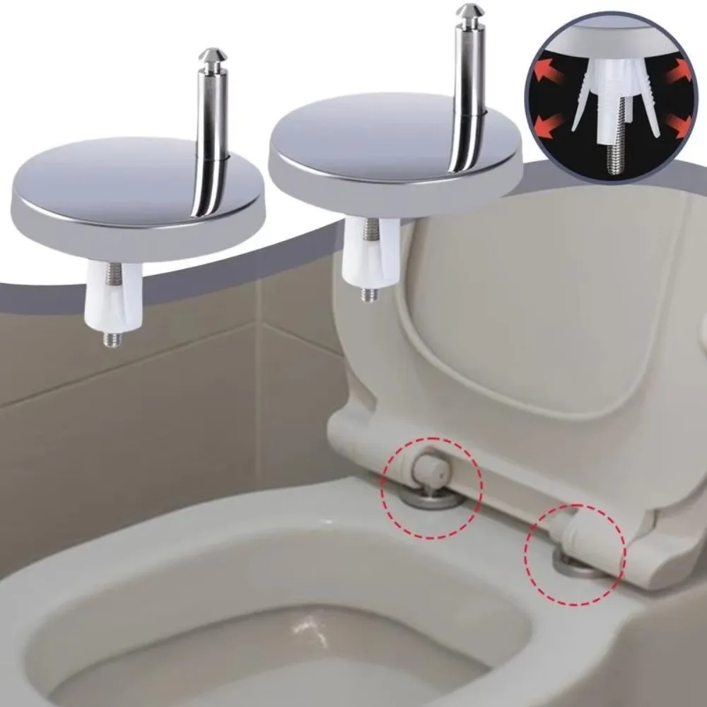 Furniture Hardware Bolts - 1組のステンレス製便座コネクター、交換用家具金具アクセサリー、便座用ボルトとネジ、浴室用