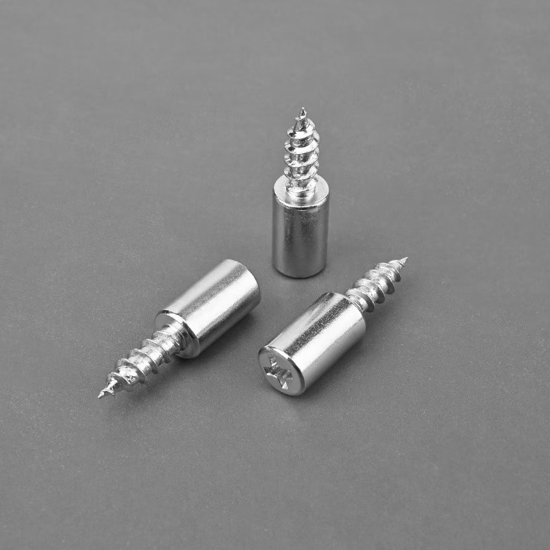 Shelf Peg Support - 4個入りヘビーデューティーメタルシェルフサポートペグ（ネジ付き）、キャビネット＆板用セルフタッピング家具金具