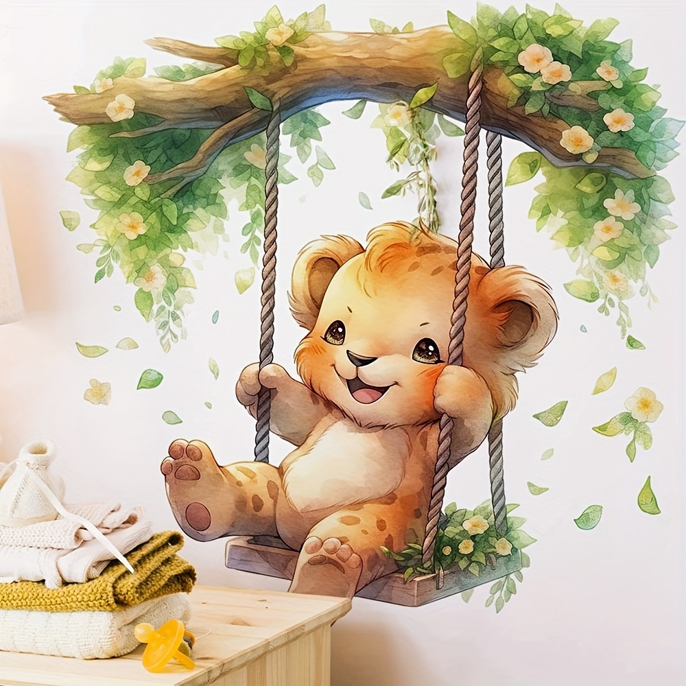 1 漫画動物パラダイスかわいい小さなヒョウスイングウォールス - Furniture Paradise & Hardware Ghaziabad By Owner のレビューと価格