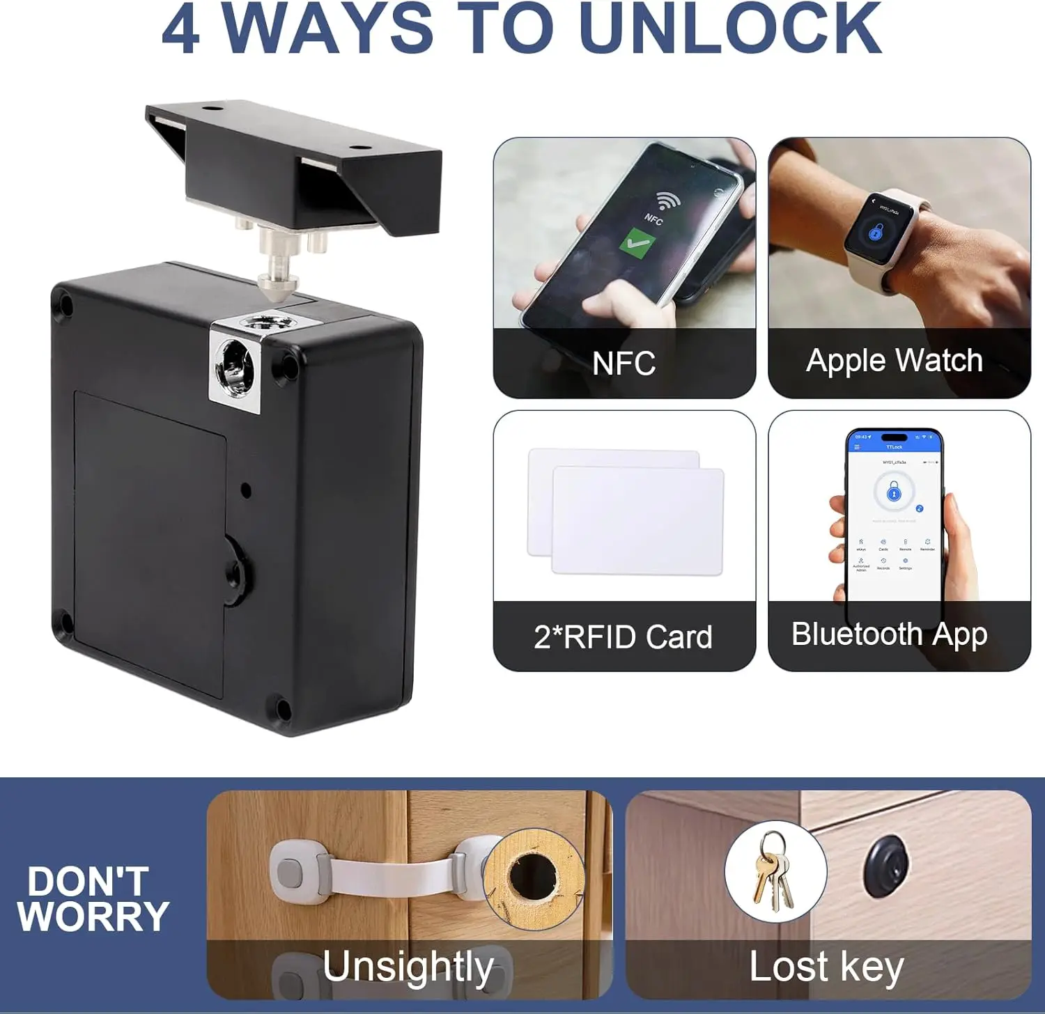 携帯電話NFCスマートロッカー電子錠RFID13.56mhz - Furniture Hardware Bolts のレビューと価格