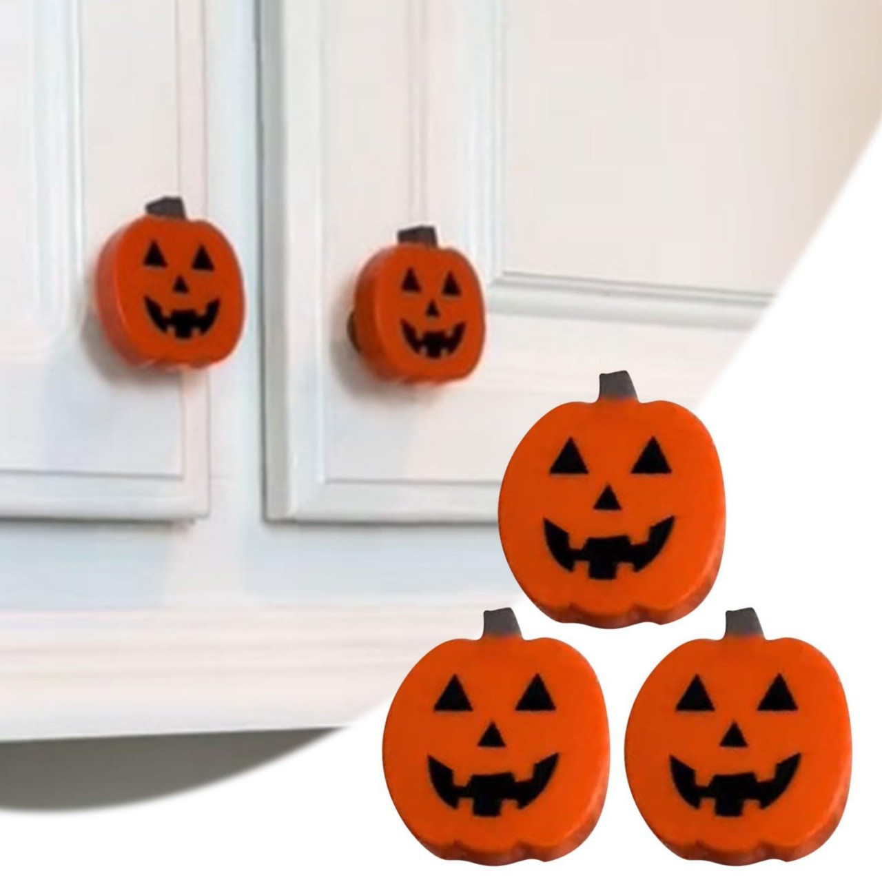 ハロウィンパンプキンノブカバー、ユニバーサルキャビネットと引 - Furniture Hardware Bolts のレビューと価格