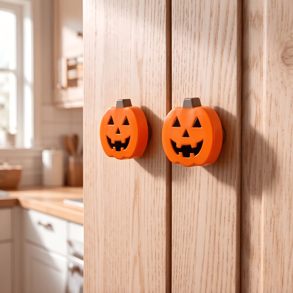 ハロウィンパンプキンノブカバー、ユニバーサルキャビネットと引 - Furniture Hardware Bolts のレビューと価格