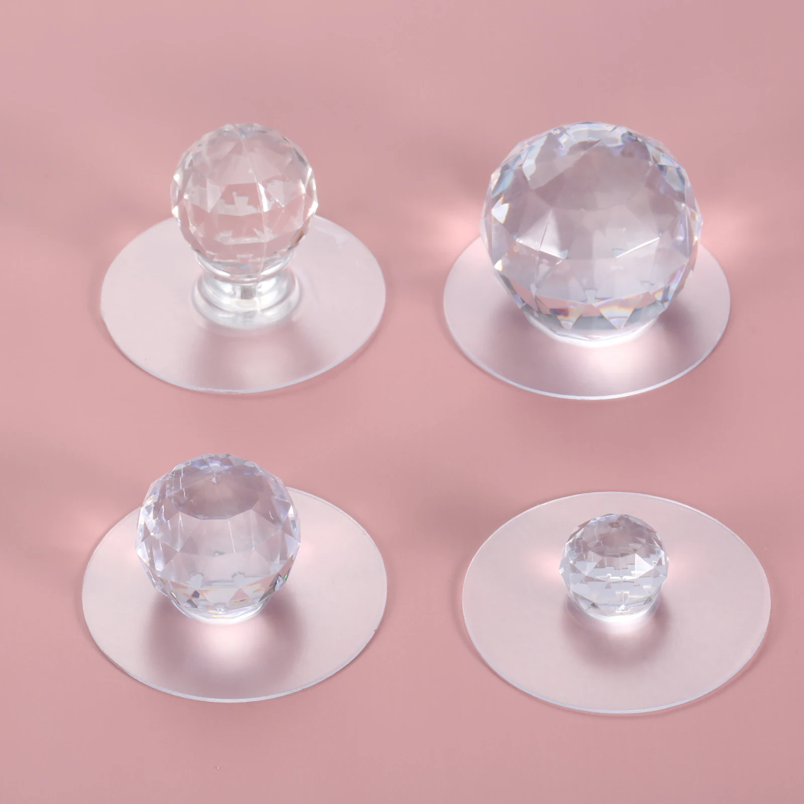 透明アクリルキャビネット2個ドリルフリー透明アクリルキャビネ - Furniture Hardware Bolts のレビューと価格